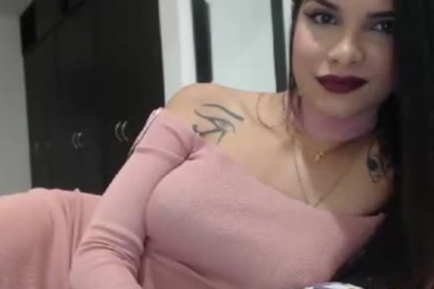 attractive large wobblers Ladyboy Teasing On cam