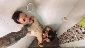 Having A Shower pound With A sleazy sheboy