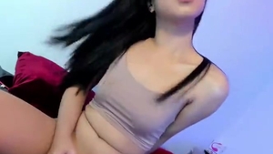Calm wild Ladyboy Jerking penis web camera