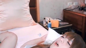 Asian teen enjoys greatly cumshot in uniform