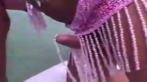 gang sexing A sleazy blonde tranny